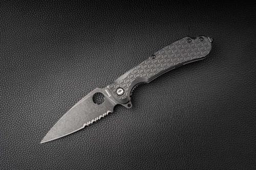 Складной нож Daggerr Resident serrated blackwash черный Складной нож Daggerr Resident serrated blackwash черный