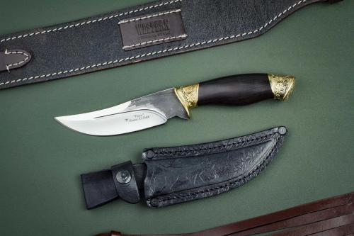 Нож Рысь Х12 граб/латунь Беркут Кизляр