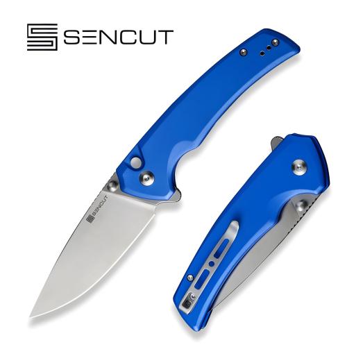 Складной нож Sencut Serene satin сталь D2, рукоять Blue Aluminium