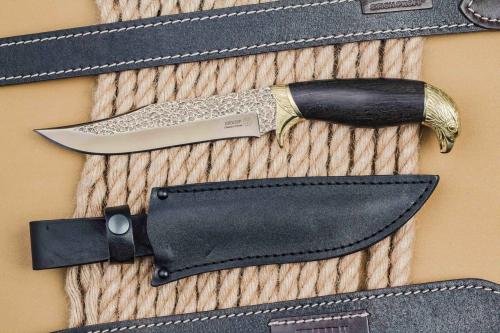 Нож Сокол Сталь Х12МФ Латунь