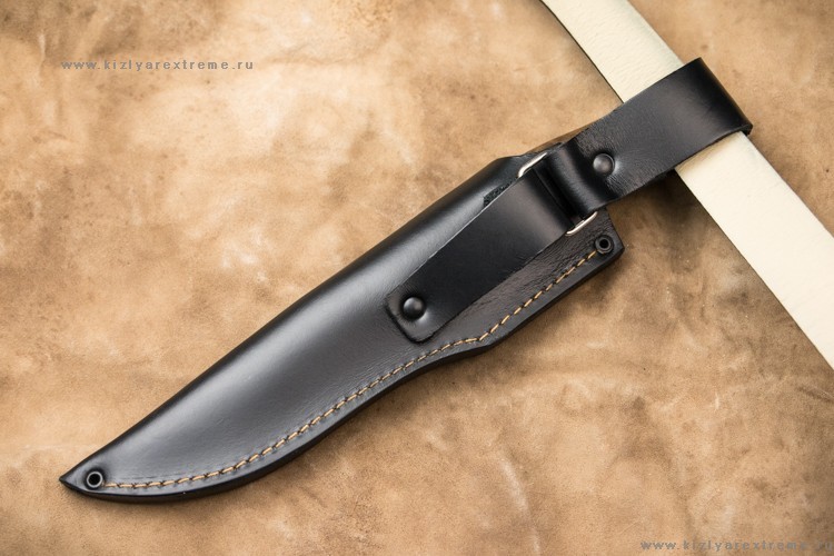 Нож Caspian AUS-8 StoneWash Орех Kizlyar Supreme фото