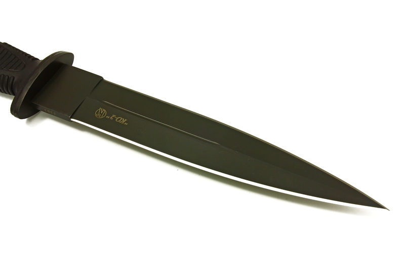 Нож КО-2 - черный/эластрон фото