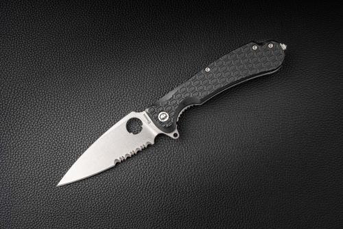 Складной нож Daggerr Resident serrated stonewash черный Складной нож Daggerr Resident serrated stonewash черный