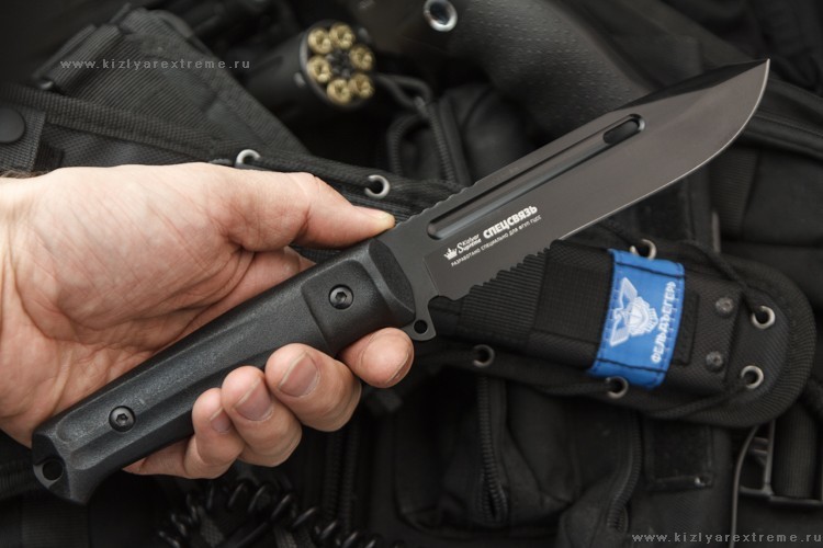 Нож Feldiager (Фельдъегерь) AUS 8 BT- black Kizlyar Supreme фото