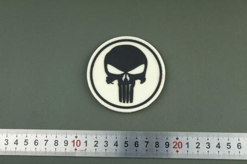 Нашивка из ПВХ "Каратель" светонакапливающая 80х80