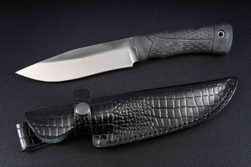 Нож Волк AUS-8 эластрон черный Андреев