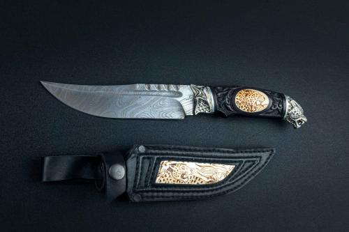 Нож Клык (Гепард) дамаск Адамов