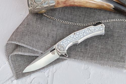 Нож складной ТДК А-01 Серебро Нож складной ТДК А-01 Серебро