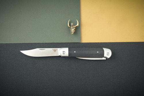 Нож складной Lord D2 микарта черная Кизляр