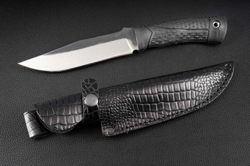 Нож Патриот AUS-8 эластрон черный Андреев