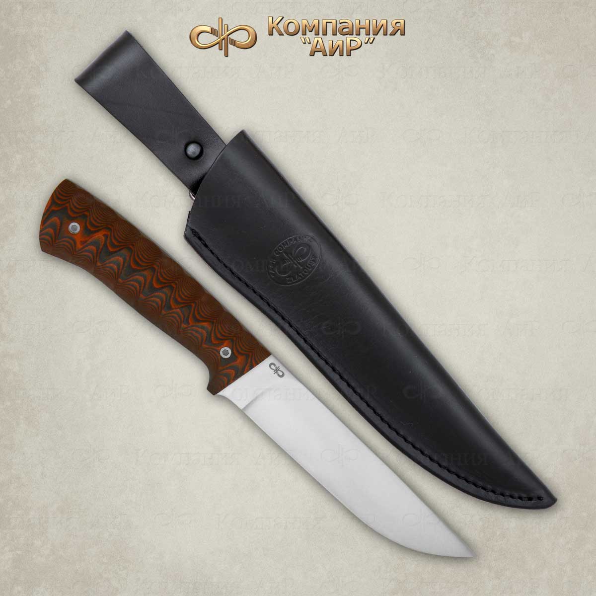 Нож Бекас ЦМ АиР (G10, каменный век, клиновая срезка) фото