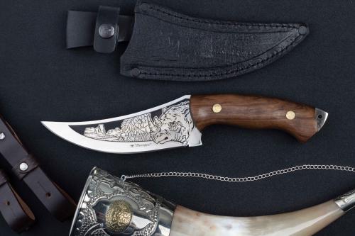 Нож Носорог 65х13 клепанный Беркут Кизляр