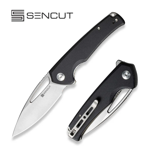 Складной нож Sencut Mims satin сталь 9Cr18MoV, рукоять Black G10