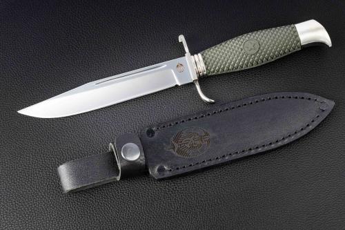 Нож Финка НКВД Х12мф эластрон зеленый Андреев