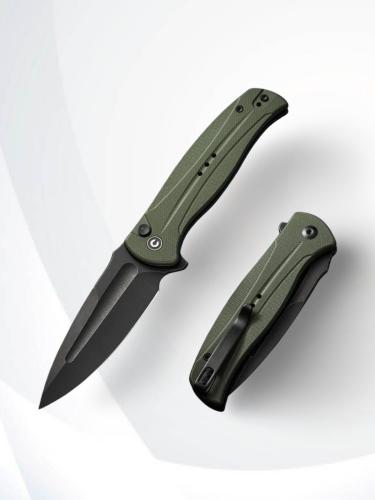 Складной нож CIVIVI Incindie blackwash сталь 14C28N, рукоять OD Green G10 Складной нож CIVIVI Incindie blackwash сталь 14C28N, рукоять OD Green G10