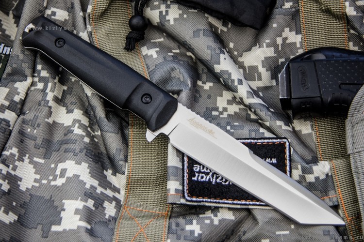 Нож  Aggressor AUS-8 Stonewash Kizlyar Supreme фото