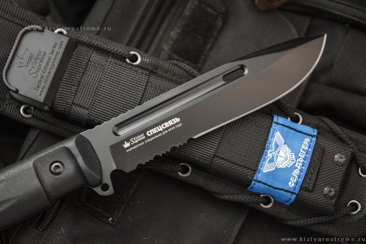 Нож Feldiager (Фельдъегерь) AUS 8 BT- black Kizlyar Supreme фото