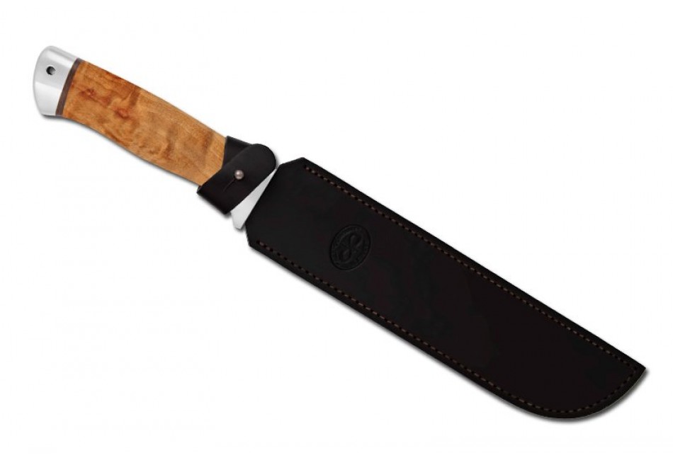 Нож Ицыл - карельская береза|95х18 АиР фото