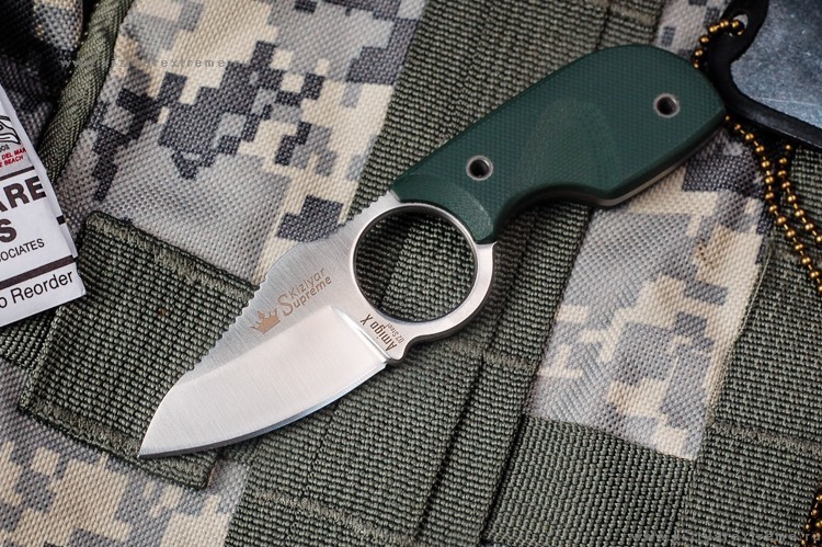Нож Amigo X D2 Satin Green G-10  Kizlyar Supreme фото