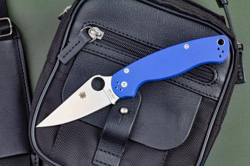 Нож Paramilitary 2 CH синий Spyderco
