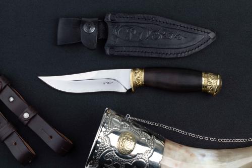 Нож Ф-1- 65Х13/латунь Беркут Кизляр