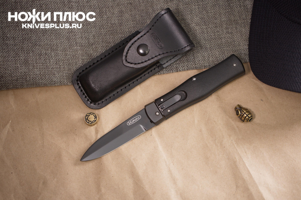 Автоматический нож Predator  N690 черный Mikov фото