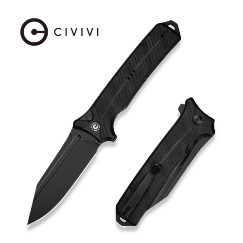 Складной нож CIVIVI Neurohaptic blackwash сталь Nitro-V, рукоять Black G10