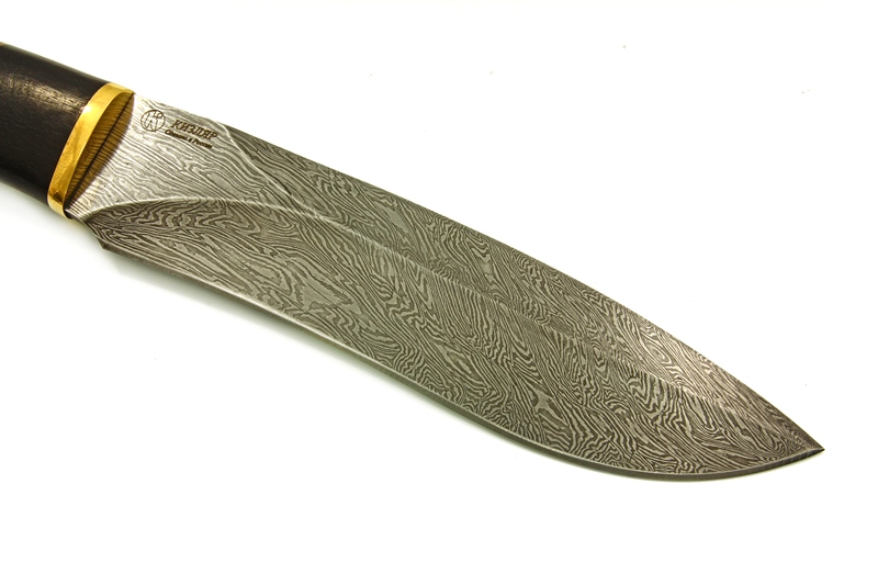 Нож Шатун - дамаск/наборная рукоять Кизляр фото