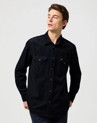 Рубашка WESTERN CORD SHIRT BLACK