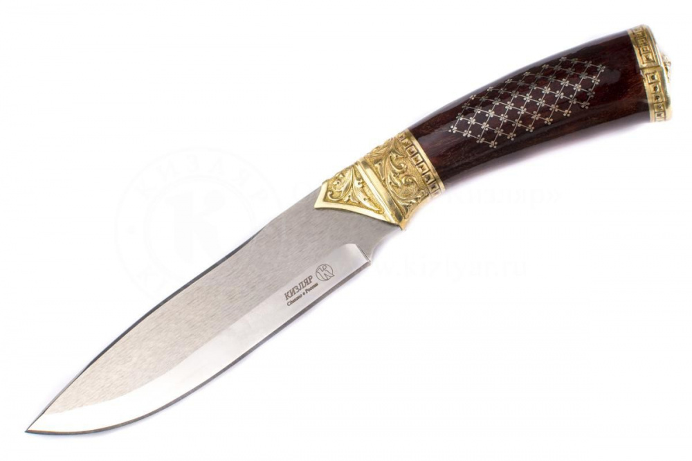 Нож Леопард Х12МФ унцукульская насечка Кизляр фото