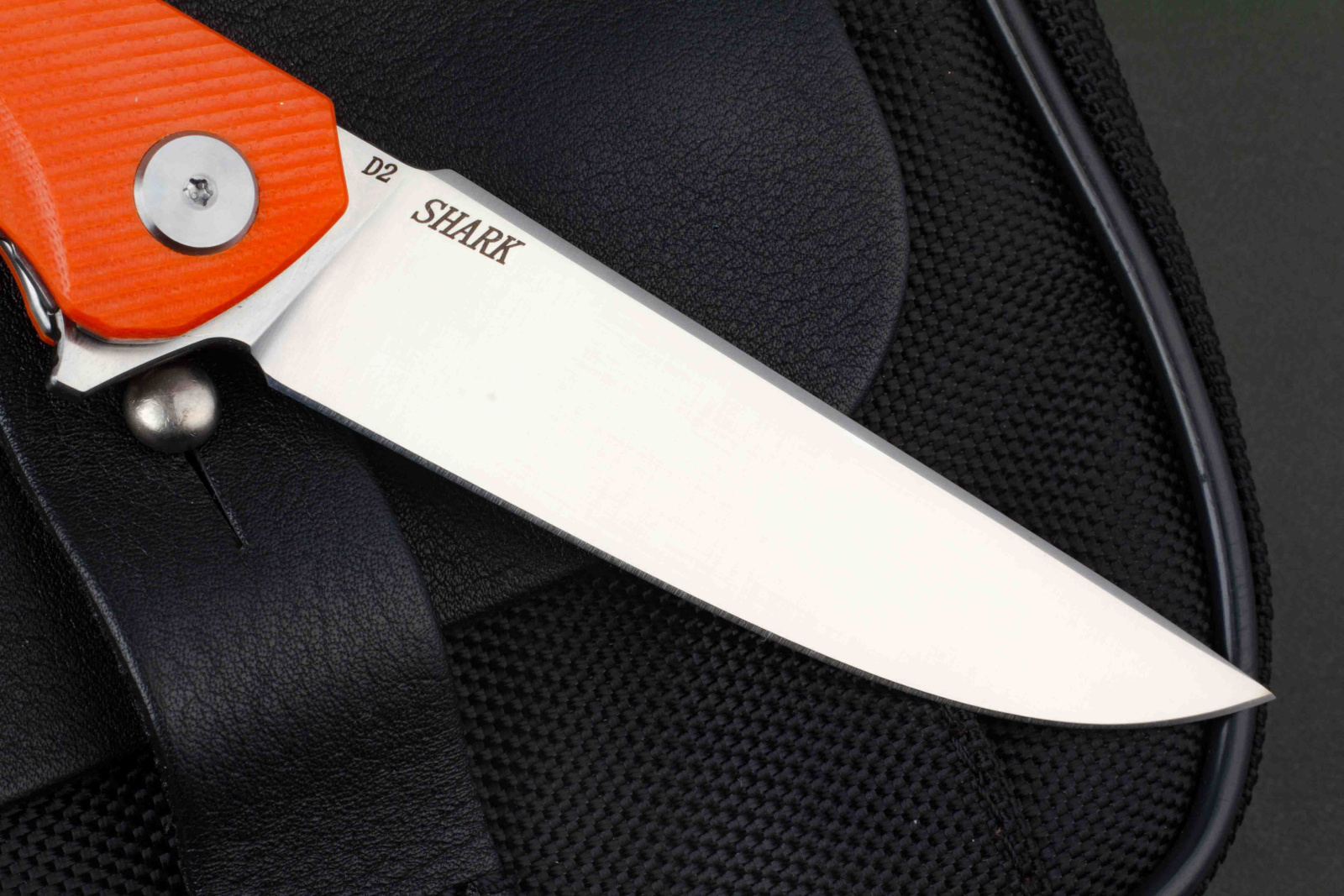 Нож складной Shark (Шарк) orange Кизляр