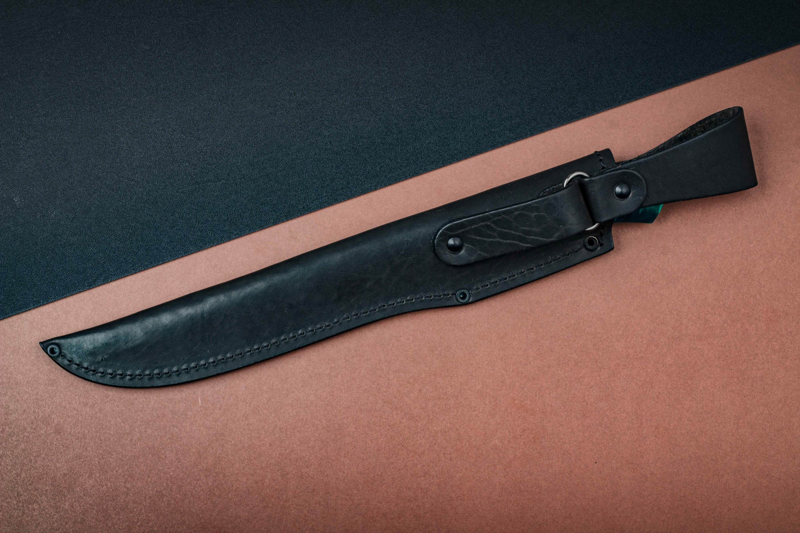 Нож Филейный дамаск зеленый акрил Марушина