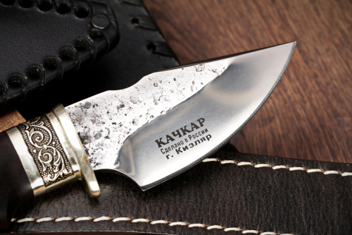 Нож Качкар Х12МФ/мельхиор Блажко