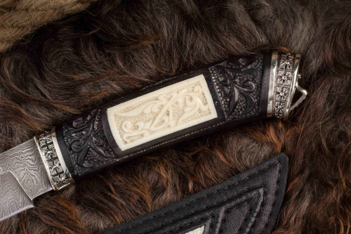 Нож Клык-2 дамаск Адамов