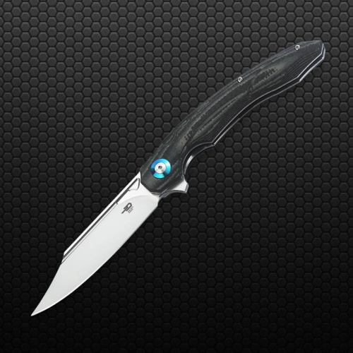 Нож складной Bestech Fanga Grey Carbon