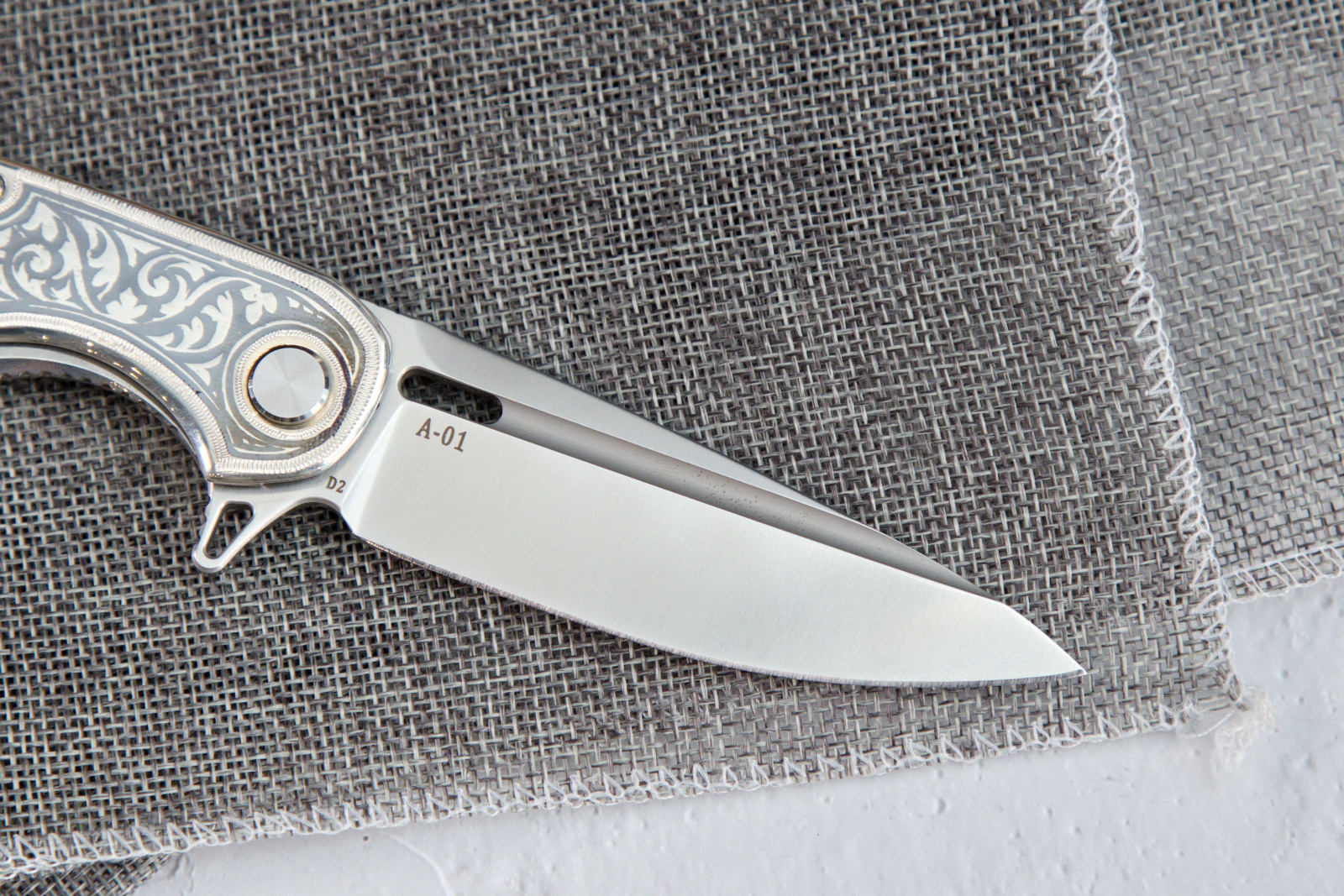 Нож складной ТДК А-01 Серебро