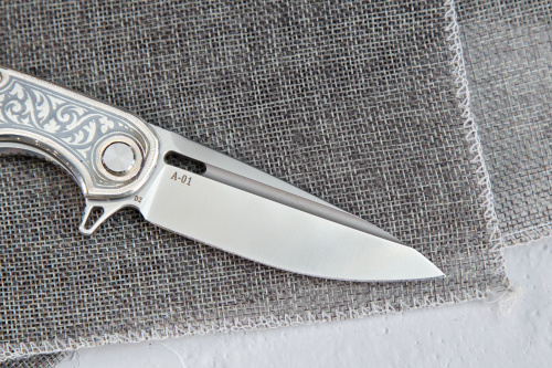 Нож складной ТДК А-01 Серебро Нож складной ТДК А-01 Серебро