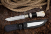 Нож Восток дамаск рог/граб Адамов