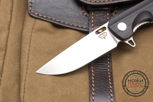 Нож складной Нус черный Кизляр