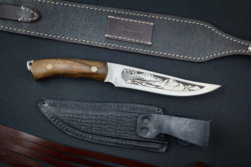 Нож Стриж - 65Х13/орех Беркут Кизляр