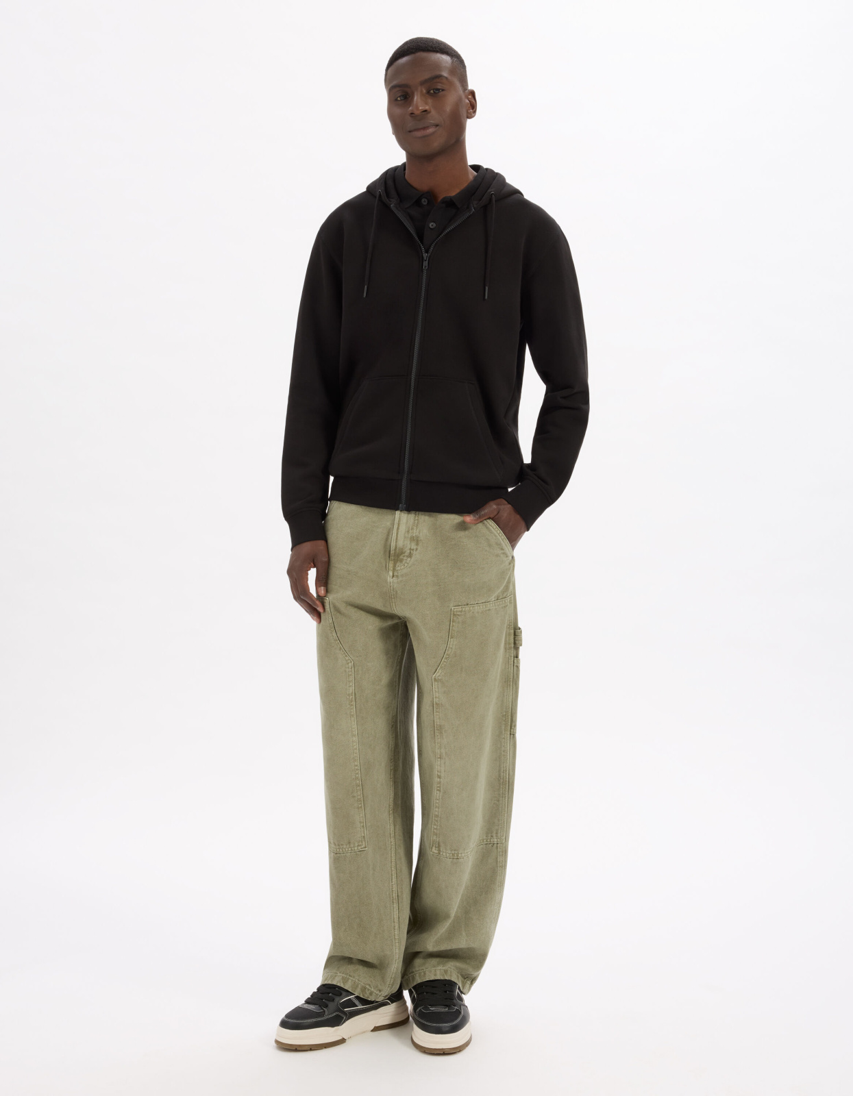 Толстовка  хлопок - black Cellio