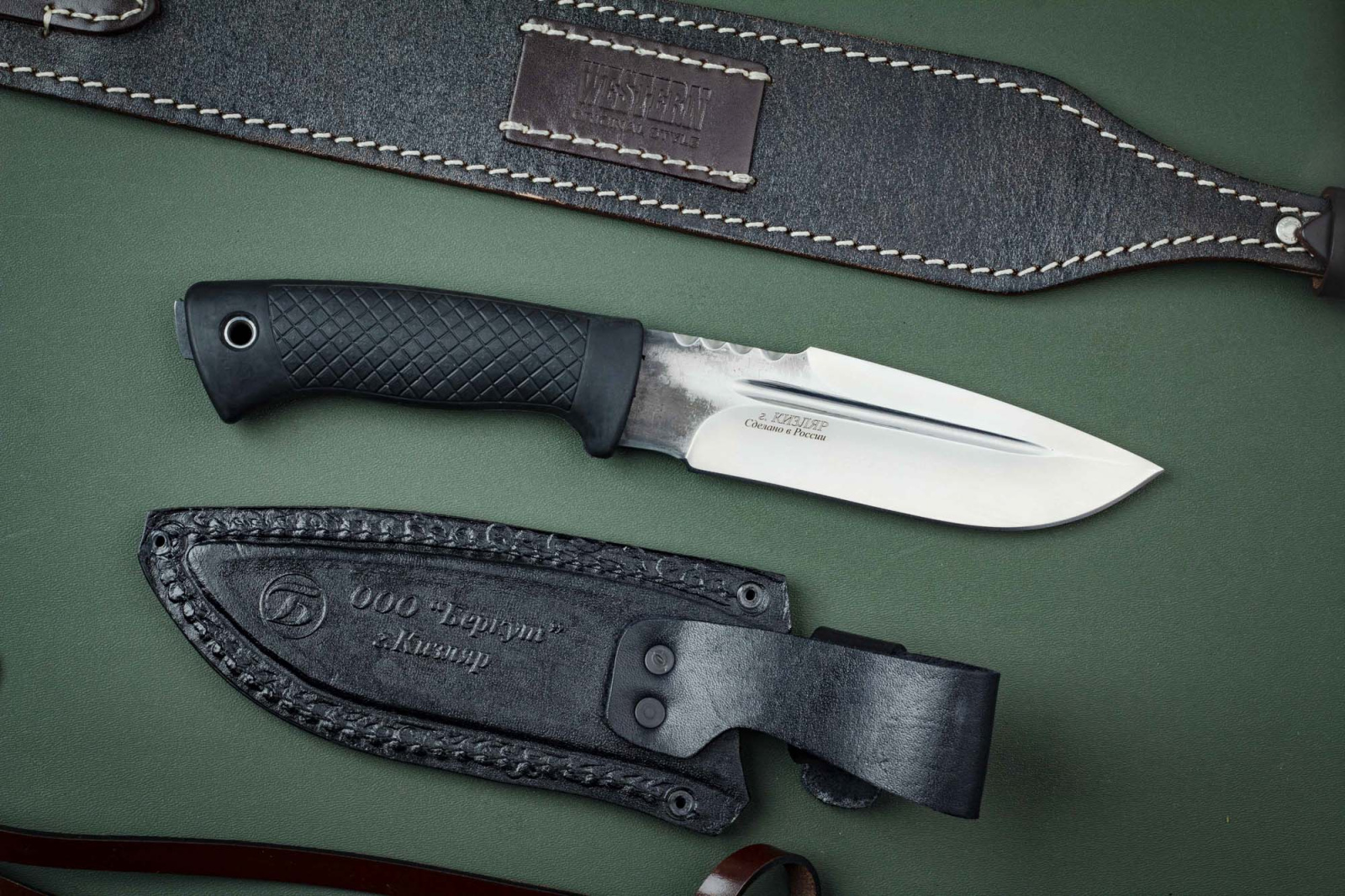 Нож Волк - Х12 резина Беркут