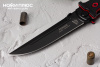 Нож складной Ронин D2 рукоять black/Red G10 НОКС
