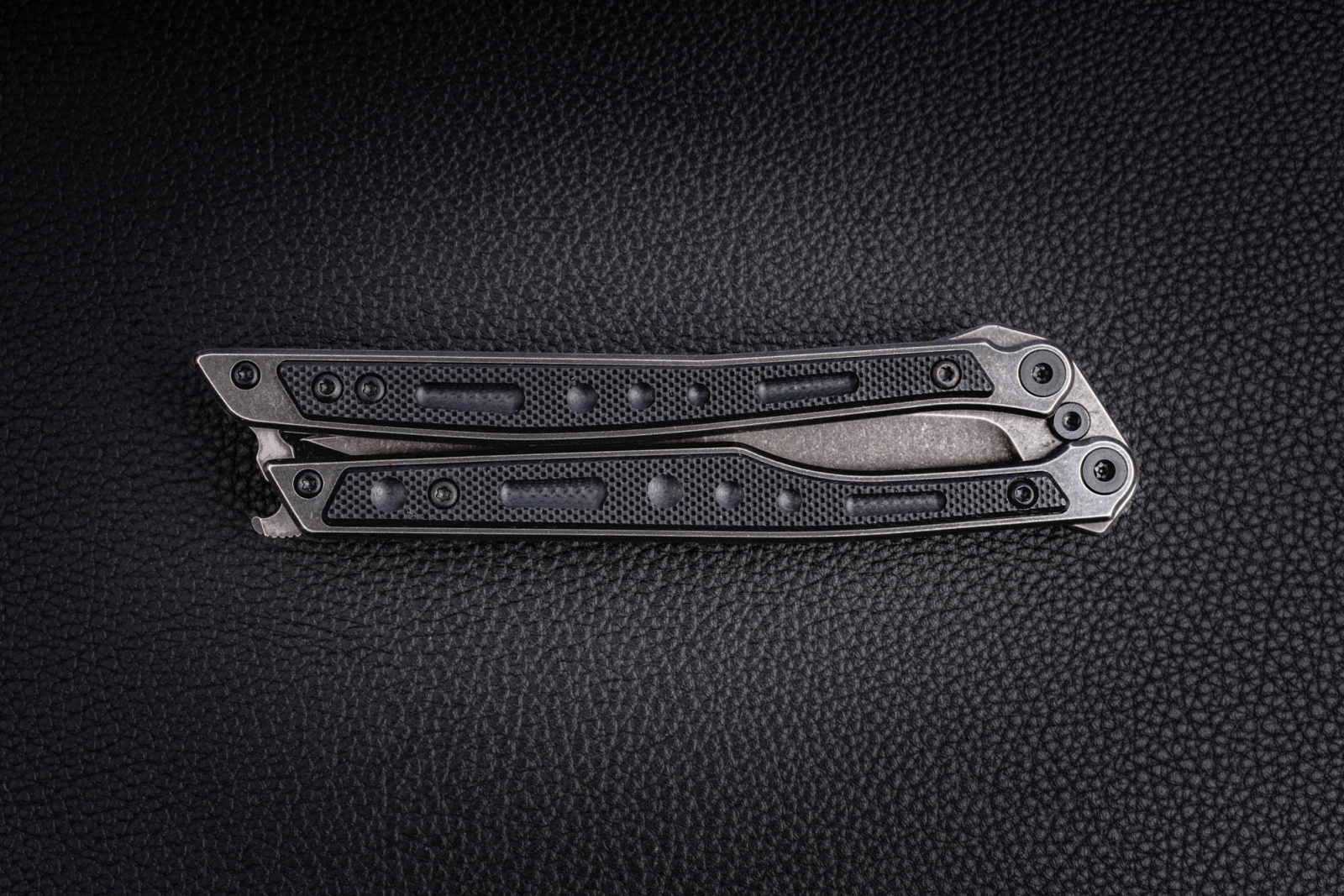 Нож складной Эльф D2 204-500401.рукоять G-10 (black)