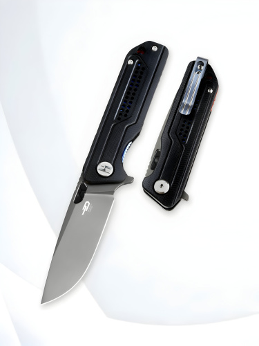 Нож складной Bestech Circuit Black Titanized Grey