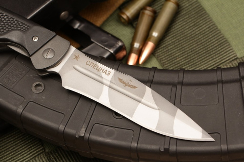 Нож Спецназ камуфлированное лезвие Мелита К