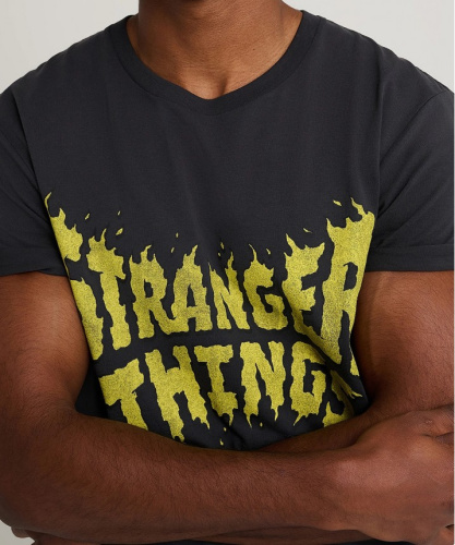 Кофта Wrangler STRANGER THINGS TEE WASHED BLACK 