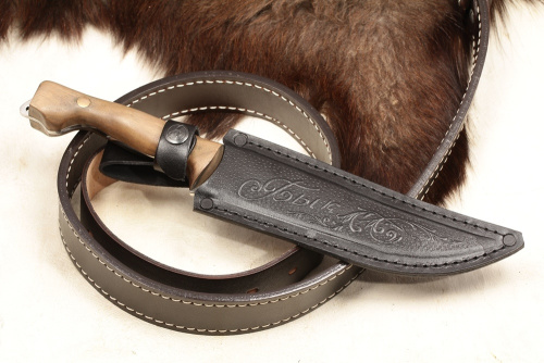 Нож Бык - Х12МФ/D2/клепанный Беркут Кизляр