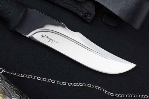 Нож Скорпион-1 D2 резина Беркут Кизляр