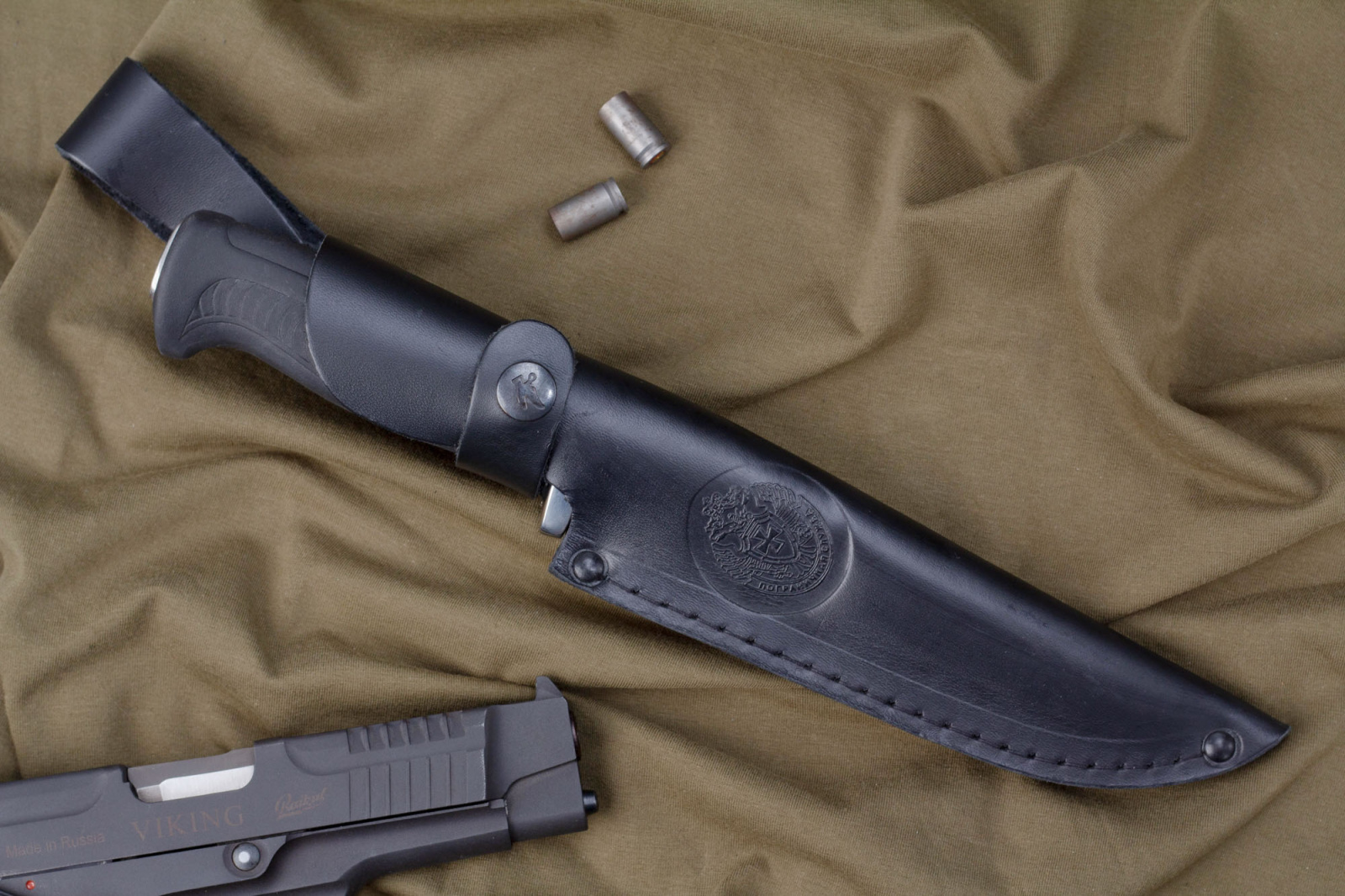 Нож Иртыш с символикой Пограничная служба